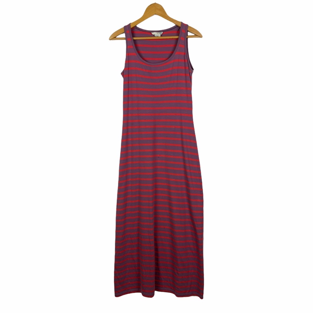 Boden striped sleeveless maxi dress